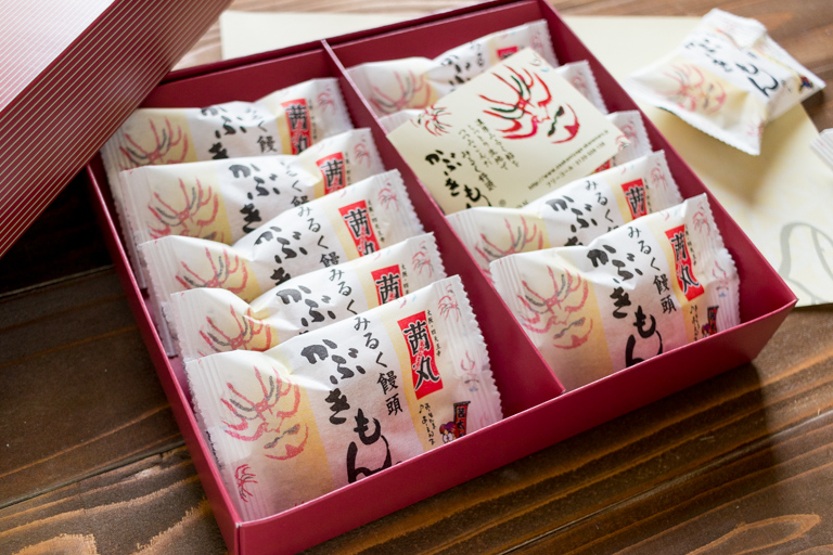 茜丸本舗_茜丸みるく饅頭かぶきもん_10個入り_3