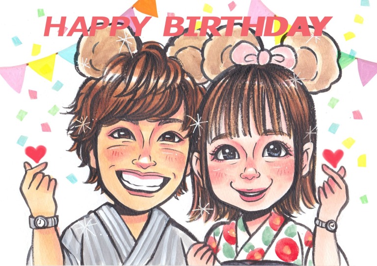 似顔絵グラフィックス