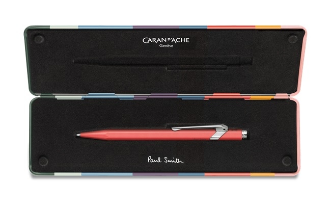 Caran d'Ache_限定品 849 ポール・スミス ボールペン コーラルピンク